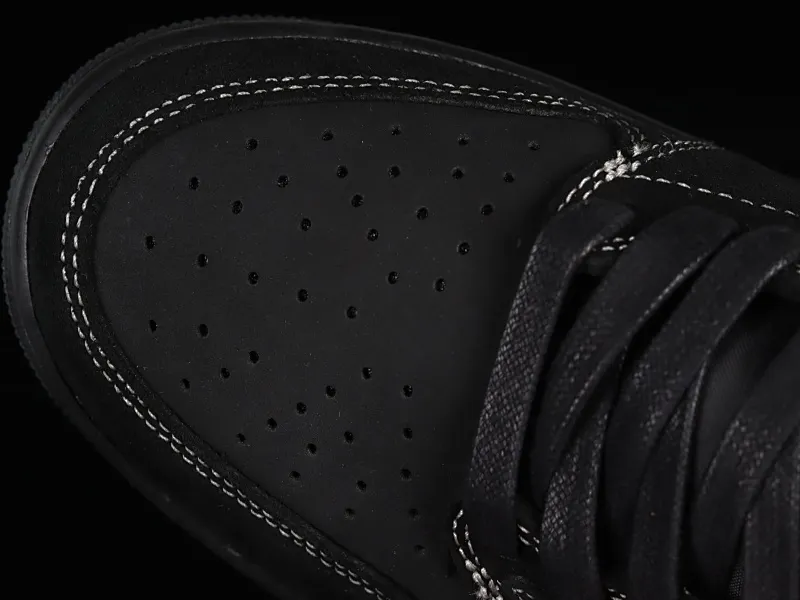 All Categories Air Jordan Jordan Series Basketball Shoes Air Jordan 1 Low Pure Original Version Travis Scott x Air Jordan 1 Low OG "Triple Black" AJ1 Joe 1 Black Warrior Overhook DM7866-001